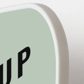 Raquette De Pickleball Mettez votre jeu sous tension | Élégant Monogramme (Détail gauche)