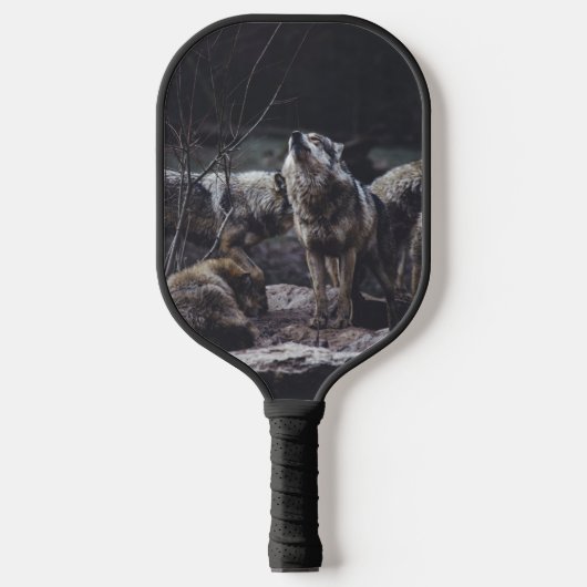 Raquette De Pickleball Meute de Loups (Recto)