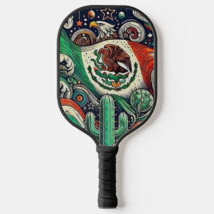 Raquette De Pickleball Mexique artistique