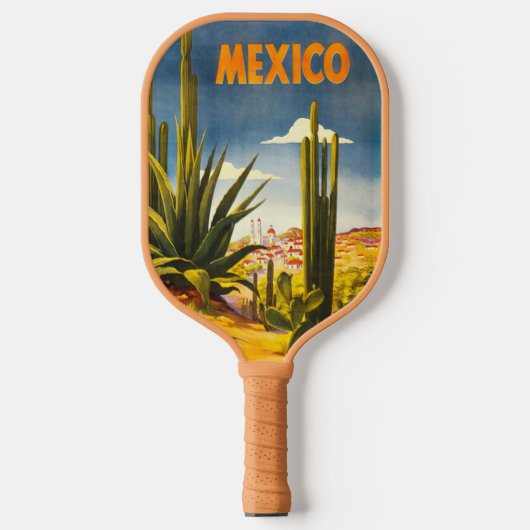 Raquette De Pickleball Mexique de style rétro (Recto)