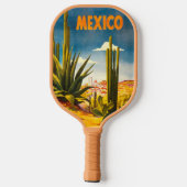 Raquette De Pickleball Mexique de style rétro (Verso)