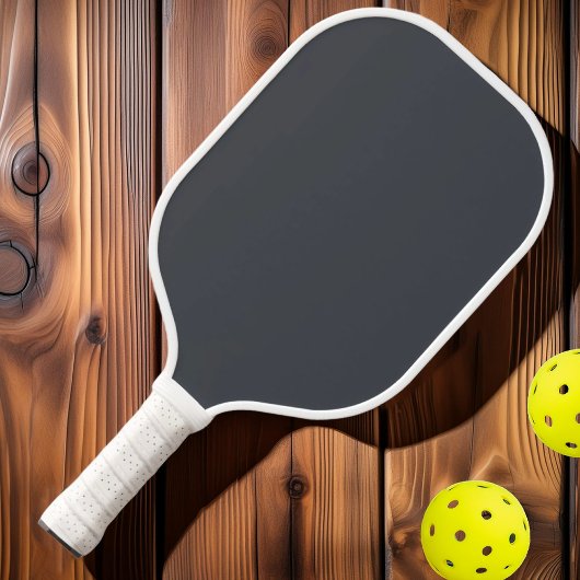 Raquette De Pickleball Mi-siècle Moderne Solide couleur gris méditerranée