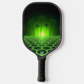 Raquette De Pickleball Midnight Arcade Neon Lime Green Professional (Verso)
