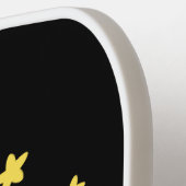 Raquette De Pickleball Mignons étoiles chantant, lune et bande dessinée d (Détail gauche)