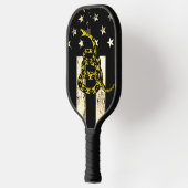 Raquette De Pickleball Military Desert Tone American Flag and Snake (Gauche)