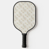 Raquette De Pickleball Minimal Botanical Line Art Pattern (1) (Verso)
