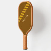 Raquette De Pickleball Minimal Custom Name Pickleball Paddle (Gauche)