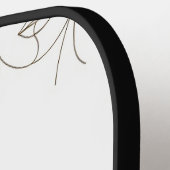 Raquette De Pickleball Minimal Female Face Line Pattern (3) (Détail gauche)