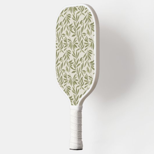 Raquette De Pickleball Minimal Olive Branch Pattern (Gauche)