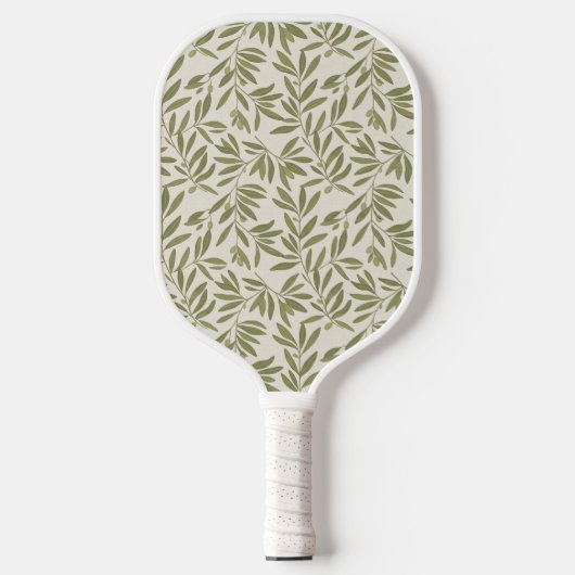 Raquette De Pickleball Minimal Olive Branch Pattern (Recto)