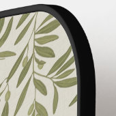 Raquette De Pickleball Minimal Olive Branch Pattern (Détail gauche)