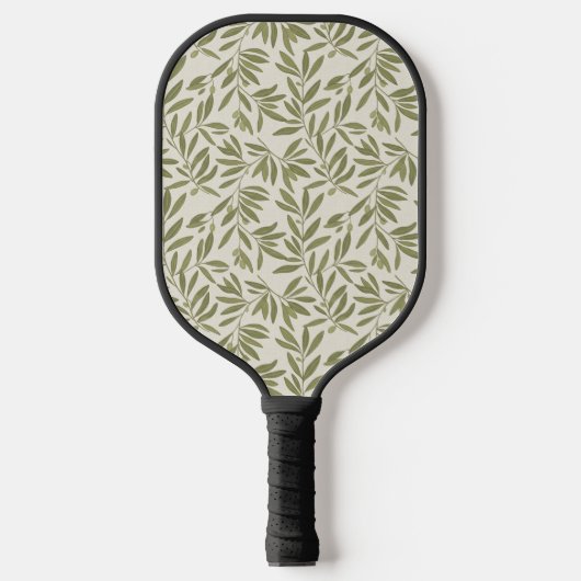 Raquette De Pickleball Minimal Olive Branch Pattern (Recto)
