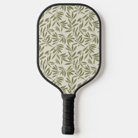 Raquette De Pickleball Minimal Olive Branch Pattern (Verso)
