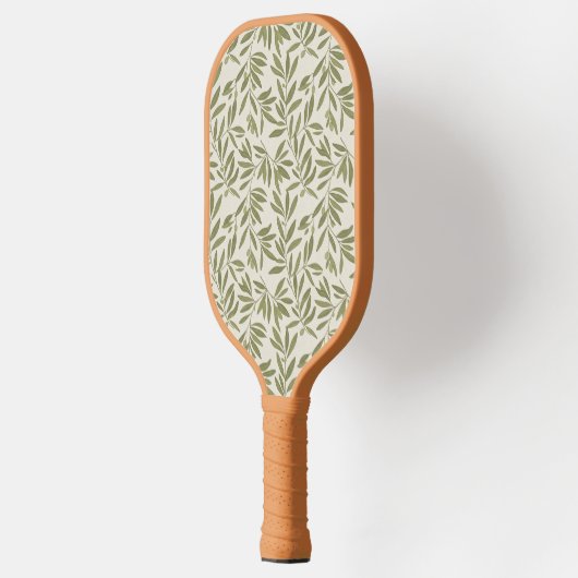 Raquette De Pickleball Minimal Olive Branch Pattern (Gauche)