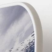 Raquette De Pickleball Misty Alaskan Sea dans les tons bleu (Détail gauche)