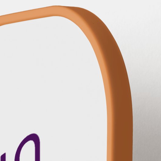 RAQUETTE DE PICKLEBALL MODÈLE DE TEXTE D'IMAGE BLANCHE SIMPLE MODERNE (Détail gauche)