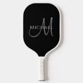Raquette De Pickleball Modèle initial du monogramme sur deux côtés person (Recto)
