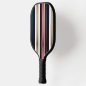 Raquette De Pickleball Modern Fire and Bold Diagonal Stripe Pickleball  (Gauche)