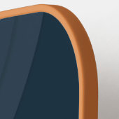 Raquette De Pickleball Modern Geometric Personalized Script Name (Détail gauche)