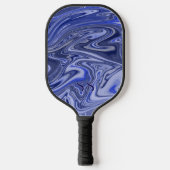 Raquette De Pickleball Modern Marble Monogram Pickleball Paddle (Recto)