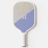 Raquette De Pickleball Modern Retro Mashup Pickleball Paddle (Verso)
