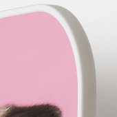 Raquette De Pickleball Modern Simple Funny Dog Pet Photo (Détail gauche)