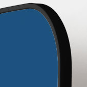 Raquette de Pickleball Moderne Bleu Foncé & Blanc (Détail gauche)