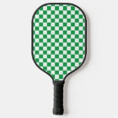 Raquette de Pickleball Moderne Bleu Foncé & Blanc (Verso)