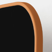 RAQUETTE DE PICKLEBALL MODERNE ET MODERNE PERSONNALISABLE NOIR VÉRIFIÉ (Détail gauche)