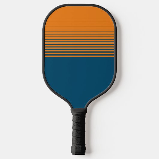 Raquette De Pickleball Moderne Orange Blue Sports Fade (Verso)
