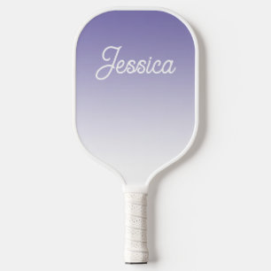Raquette De Pickleball (Modifiable) Ombre couleur violet clair et votre t