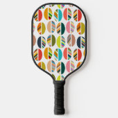 Raquette De Pickleball Moitié ovale rayée (Recto)