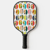 Raquette De Pickleball Moitié ovale rayée (Verso)