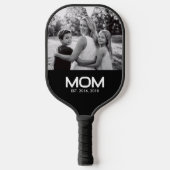 Raquette De Pickleball Mom Established Fun Bold Photo  (Recto)