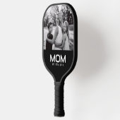 Raquette De Pickleball Mom Established Fun Bold Photo  (Gauche)