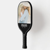 Raquette De Pickleball Mom Established Fun Script Photo  (Gauche)