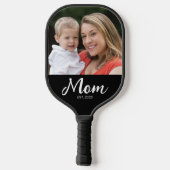 Raquette De Pickleball Mom Established Fun Script Photo (Verso)
