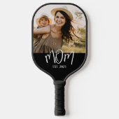 Raquette De Pickleball Mom Established Fun Script Photo (Recto)