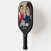 Raquette De Pickleball Mom Established Fun Script Photo (Gauche)