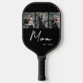 Raquette De Pickleball Mom Established Modern Bold Script Black 3 Photo (Recto)