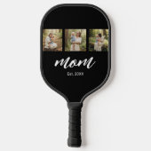 Raquette De Pickleball Mom Established Modern Script 3 Photo (Verso)