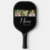 Raquette De Pickleball Mom Established Script Noir 3 Photo (Verso)