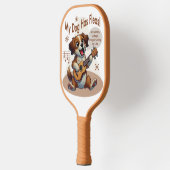 Raquette De Pickleball Mon Chien A Fleas Ukulele Tuning Chanson (Gauche)
