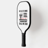 Raquette De Pickleball Mon Infirmière Favorite M'Appelle Papa Infirmière  (Gauche)