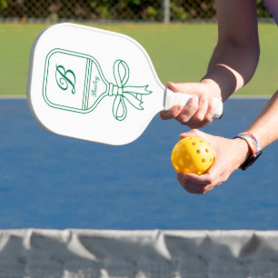 Raquette De Pickleball Monogram Green Bow Pickleball Paddle