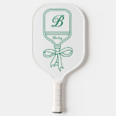 Raquette De Pickleball Monogram Green Bow Pickleball Paddle (Verso)