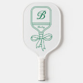 Raquette De Pickleball Monogram Green Bow Pickleball Paddle (Recto)