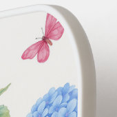 Raquette De Pickleball Monogram Hydrangea & Butterfly Pickleball Paddle (Détail gauche)