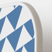 Raquette De Pickleball Monogram Pickleball Paddle – Grey Blue Triangle (Détail gauche)