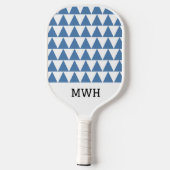 Raquette De Pickleball Monogram Pickleball Paddle – Grey Blue Triangle (Verso)